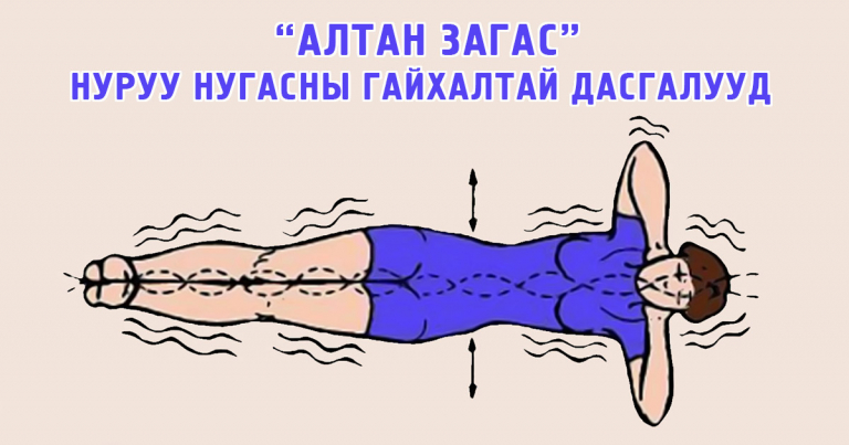 Та энэхүү “Алтан загас” гэх нэртэй дасгалыг хийгээд нуруу нугасны бүх ...